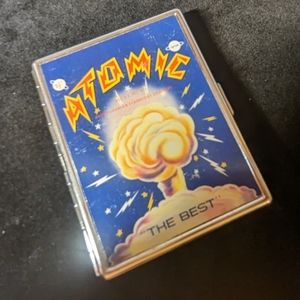 Atomic Metal Vintage Style Wallet Card Cigarette Case